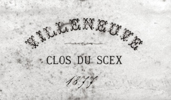 terroir unique, étiquette ancienne